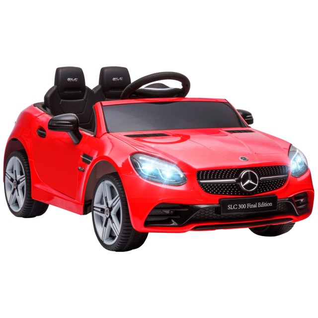 AIYAPLAY Ηλεκτρικό Αυτοκίνητο για Παιδιά Άδεια Mercedes SLC 300 με Τηλεχειριστήριο σε PP και Μέταλλο 107x62.5x44 cm Κόκκινο 370-