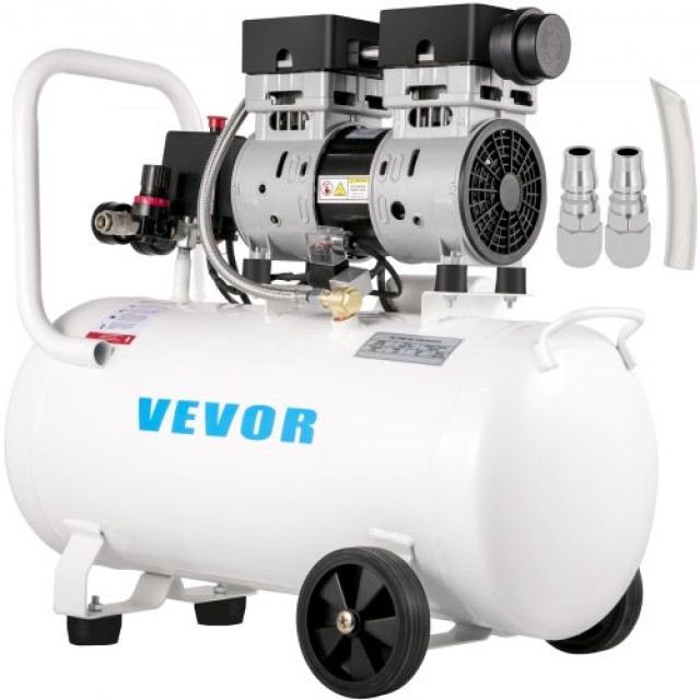 Συμπιεστής Αέρος VEVOR 11L, 1HP, Αθόρυβος, Χωρίς Λάδι, 8 bar  WSKYJ750-50L00001V2