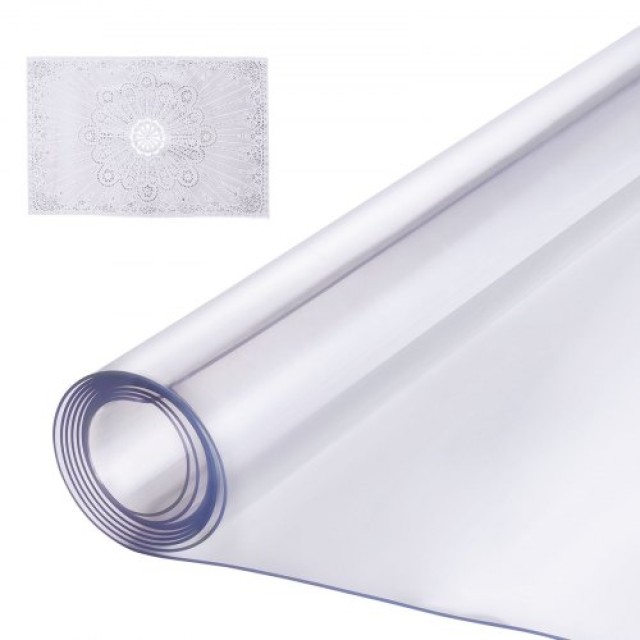 Διαφανές Προστατευτικό Τραπεζιού VEVOR PVC 54x54 εκ. 2.0mm  ZFXPVCZB54X5ITNPIV0