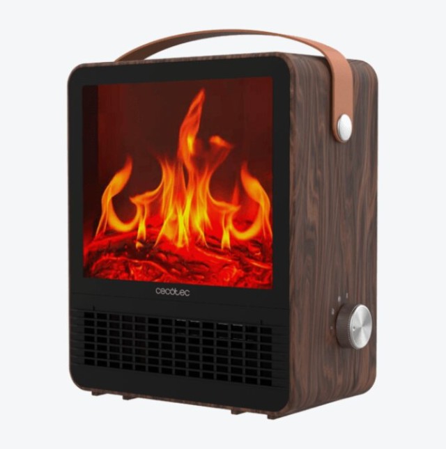 Κεραμική Θερμάστρα με Εφέ Φλόγας 1500 W ReadyWarm 1500 Ceramic Flames Cecotec CEC-100567