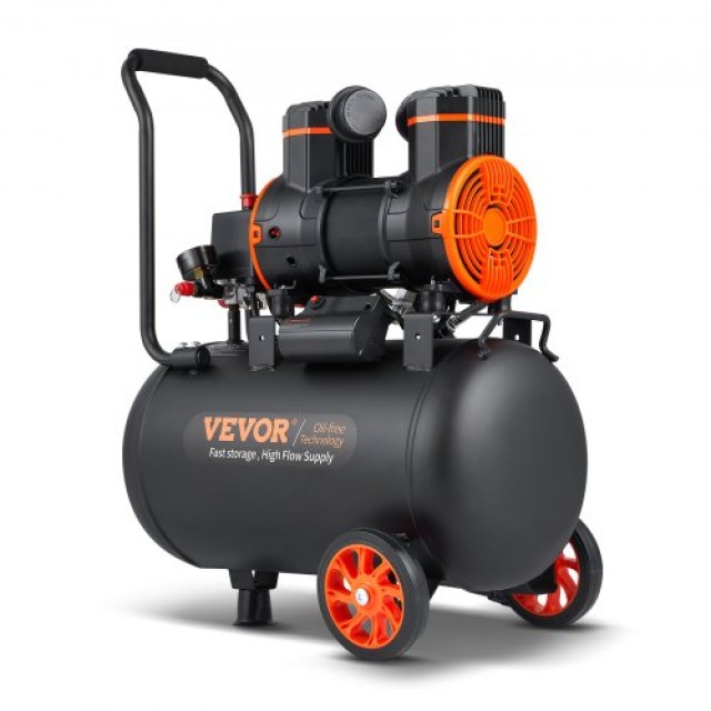 VEVOR Αεροσυμπιεστής 9.3 Γαλόνια 1800W 5.12 CFM@ 90PSI 70 dB Υπερ-Ήσυχος Χωρίς Λάδι  W35L1800W220VAA5GV2