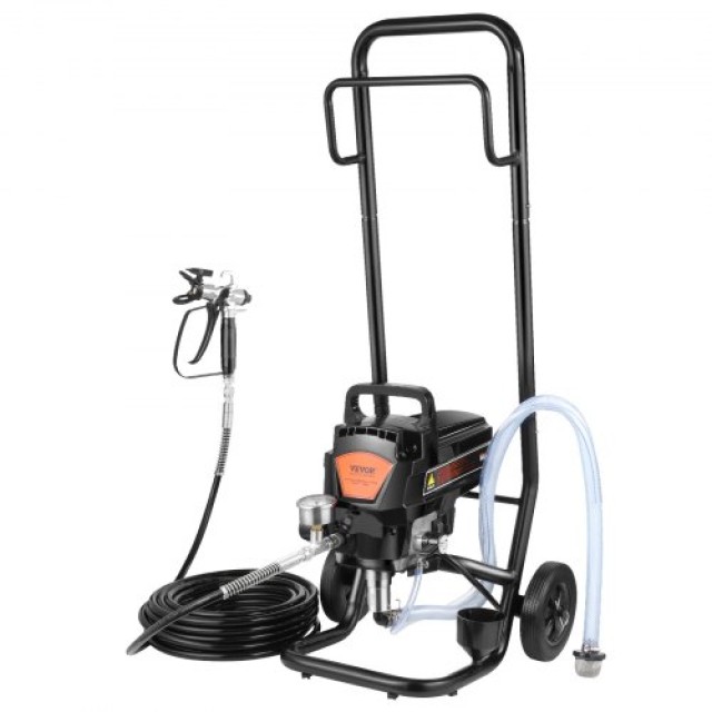 VEVOR Ηλεκτρικό Πιστόλι Βαφής 950W 3000PSI με Καρότσι για Εσωτερικούς & Εξωτερικούς Χώρους  ZSSGYWQPTJLSXA6A7V2