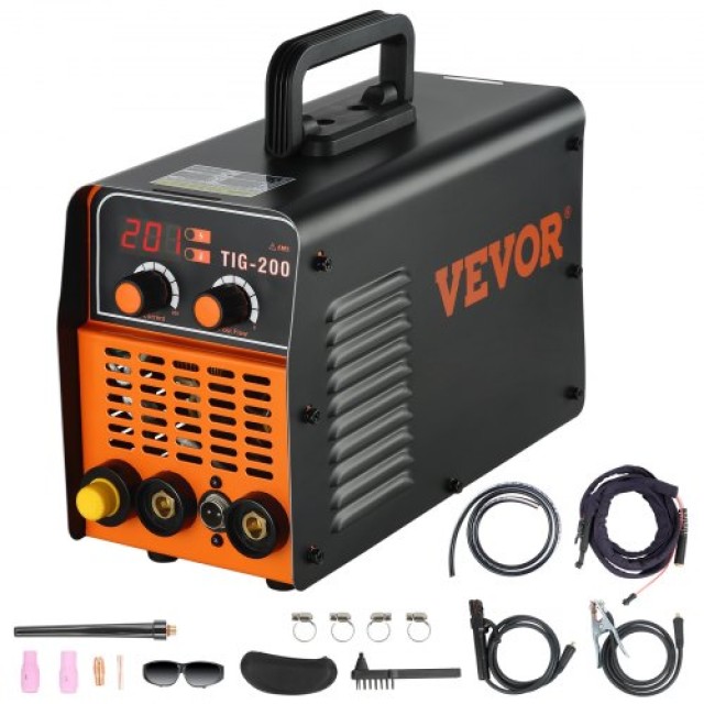 VEVOR TIG-200C: 200A Συγκολλητής TIG/MMA για Χάλυβα, Τιτάνιο & Χαλκό  DHJSTIGDC200AEGZPV2