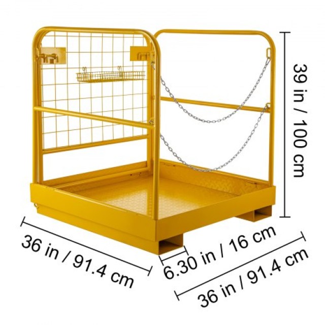 VEVOR Πλατφόρμα Ασφαλείας Κλαρκ 36x36 500Kg Αντιολισθητική  36X36YCCCZRPTAQL1V0