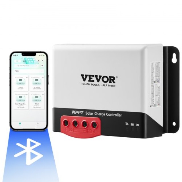 VEVOR 40A MPPT Ηλιακός Ρυθμιστής Φόρτισης με Bluetooth για Μπαταρίες 12V/24V  DYTYNCDKZQNZLYK1MV9