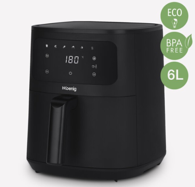 Φριτέζα Αέρος χωρίς Λάδι 6lt Airfryer FRY860 H.Koenig