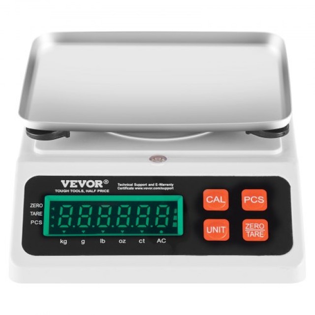 Βιομηχανική Ζυγαριά Αρίθμησης VEVOR, 10 kg x 0.1 g, Ψηφιακή Ζυγαριά για Ανταλλακτικά και Κέρματα  JSC01G10KGDF6WYWRV2