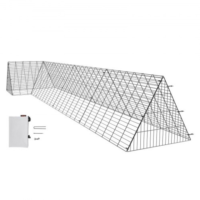 Σήραγγες Κοτόπουλων VEVOR για Αυλή, 157.5x39.4x24.2 ίντσες, Φορητές Σήραγγες για Κοτέτσι, Κατάλληλες για Κοτόπουλα, Πάπιες, Κουνέλια  YJSDDGJKJ000QX9MSV0