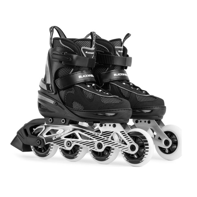 Αυξομειούμενα Inline Rollers 35-38 Χρώματος Μαύρο Blackwheels Flex Pro 12578712