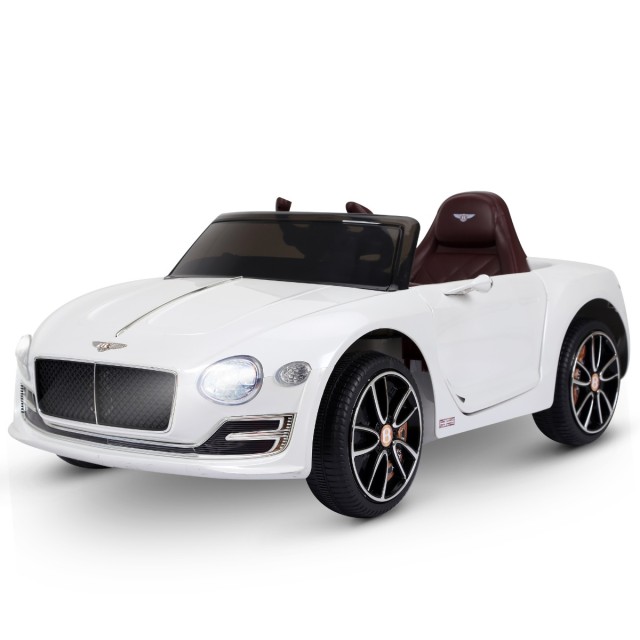 HOMCOM Electric Car Model Bentley για Παιδιά, με πόρτες, 108x60x43cm, Λευκό 370-045