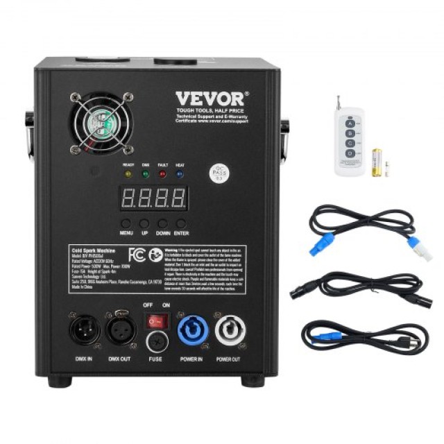 VEVOR Μηχανή Ψυχρών Σπινθήρων 500W για Εκδηλώσεις  YHKZQ500W1GWJ043QV2