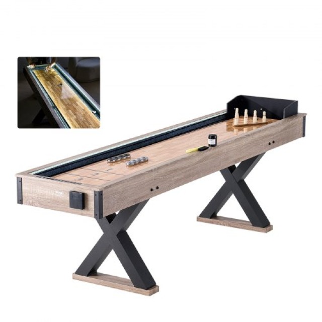 VEVOR 9 ft LED Τραπέζι Shuffleboard 2 σε 1 Σετ Παιχνιδιού Shuffleboard και Bowling  ZZKSHZ9YCDD0UFE5XV9