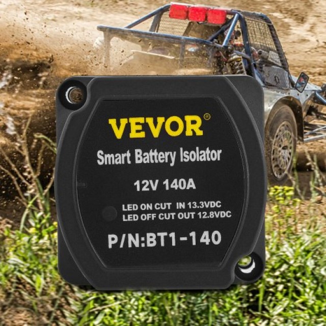 VEVOR Κιτ Ρελέ Φόρτισης 12V, 140AMP VSR, Συμβατό με Οχήματα & Σκάφη  FDCDJDQTJMMYY8MGNV0