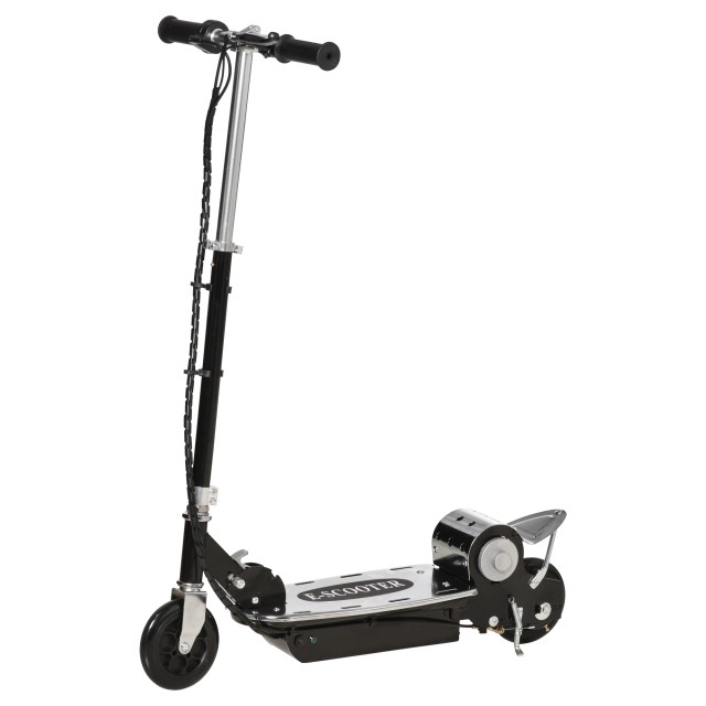 HomCom Electric Scooter για Παιδιά με Φρένο και Kickstand, Μαύρο