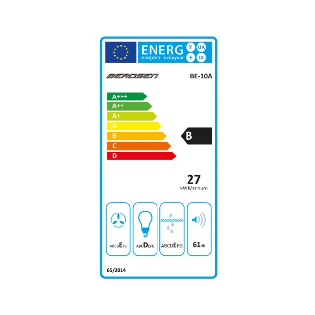 Ελεύθερος Απορροφητήρας 60 cm Berdsen BE-10A