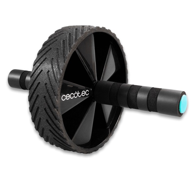 CECOTEC  Ρόδα Κοιλιακών DrumFit AB Wheel με Επικάλυψη Καουτσούκ και Αντιολισθητικές Λαβές + Στρώμα EVA  CEC-07124