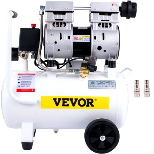 Φορητός Αεροσυμπιεστής VEVOR 18L/4 Γαλόνια, 1.1HP, 850W, 115PSI, 5.9CFM, 1440RPM  KY14L850W220VEBIAV2