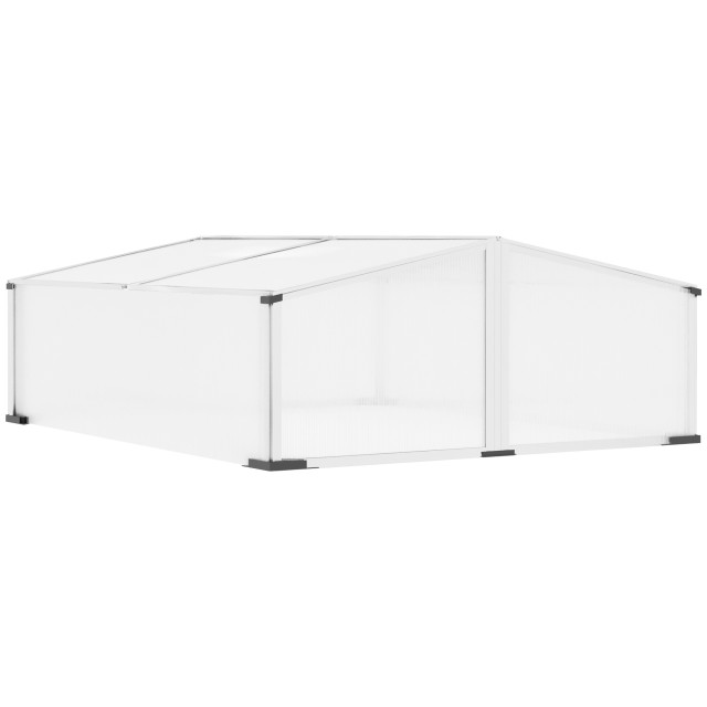 Outsunny Garden Greenhouse with Sunroof Polycarbonate 120x100x31-41cm - Διάφανο 845-537SR