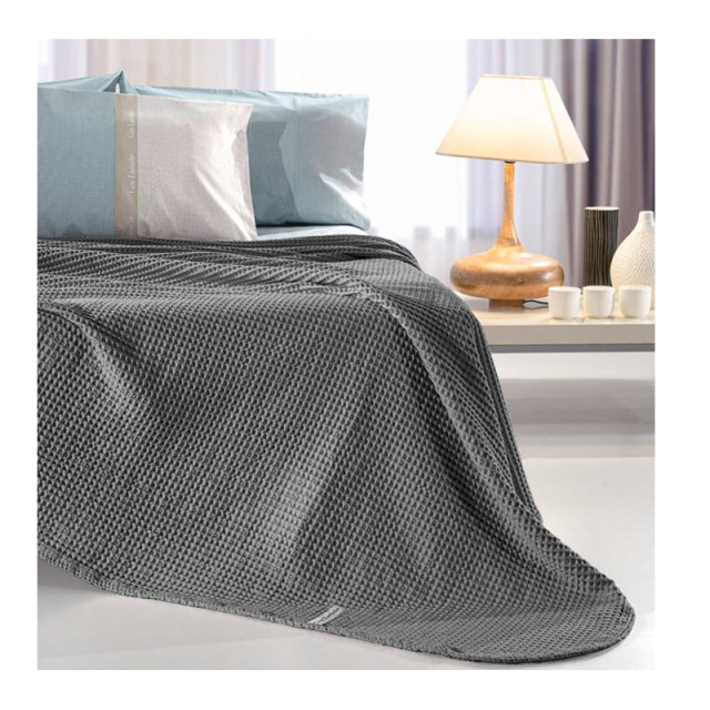 King Size Πικέ Κουβέρτα 260 x 240 cm Anthracite Eternity Guy Laroche 1113092122006 - 12 άτοκες δόσεις και 5% cash back