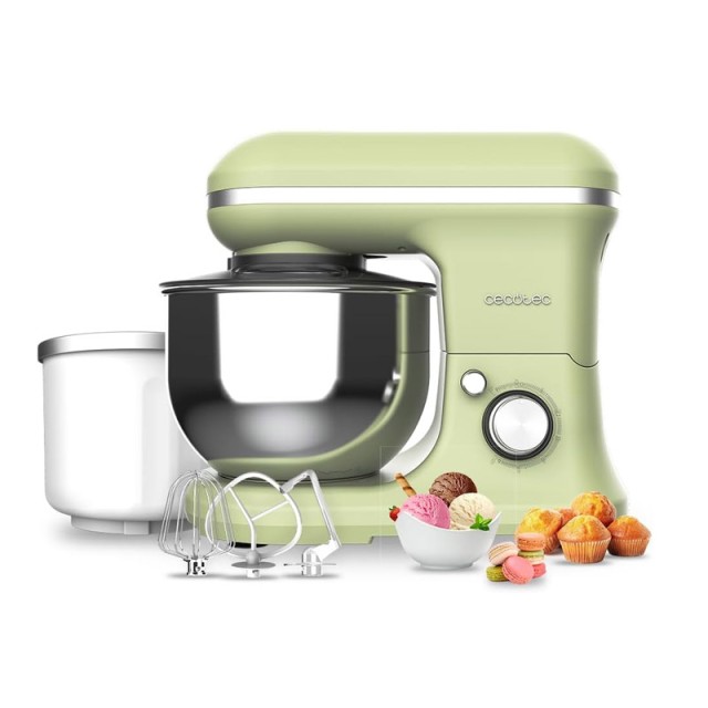 Κουζινομηχανή 5 Lt 1200 W Cecotec Cecomixer Merengue Ice-Cream Green CEC-03901