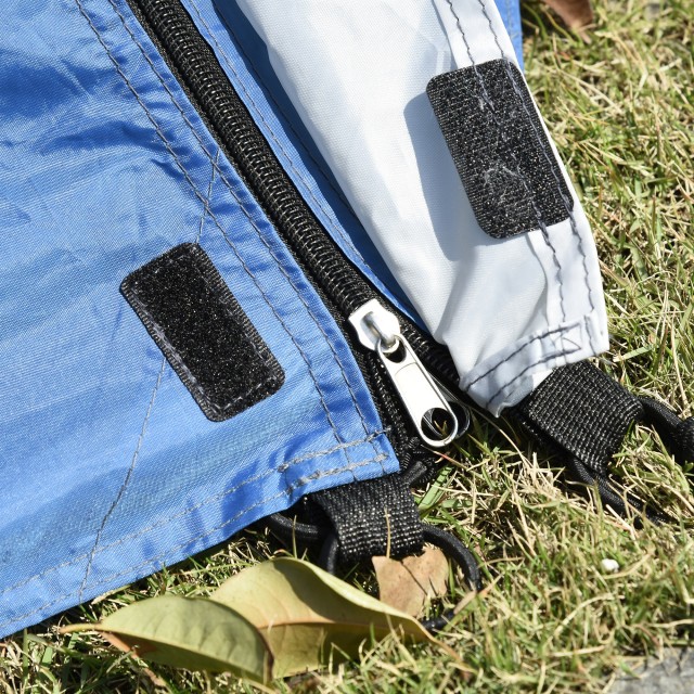 Σκηνή Camping Outsunny Polyester και Oxford Fabric με εσωτερικό γάντζο και δίχτυα παράθυρα, 265x140x95cm A20-302V00LB