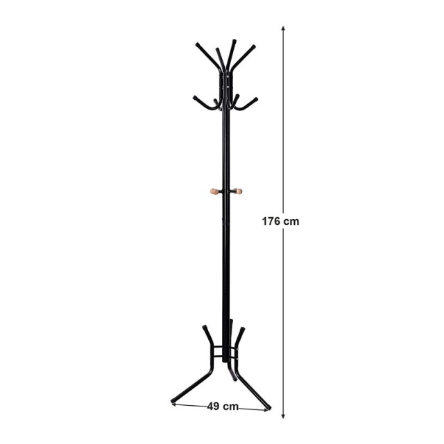 Μεταλλικός Καλόγερος 49 x 176 cm Songmics RCR17B - 12 άτοκες δόσεις και 5% cash back