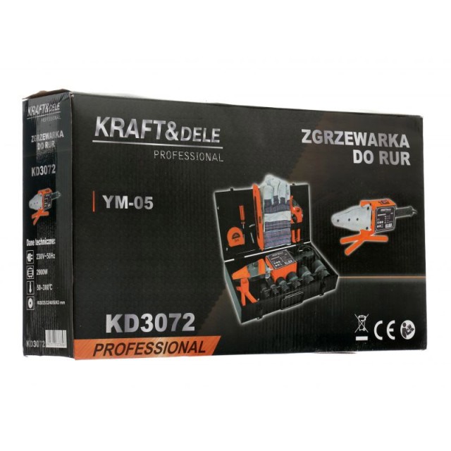 Μηχανή Συγκόλλησης Σωλήνων 2900 W Kraft&Dele KD-3072