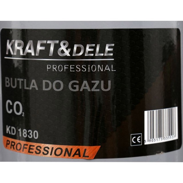 Μπουκάλα Αερίου CO2 8 Lt Kraft&Dele KD-1830