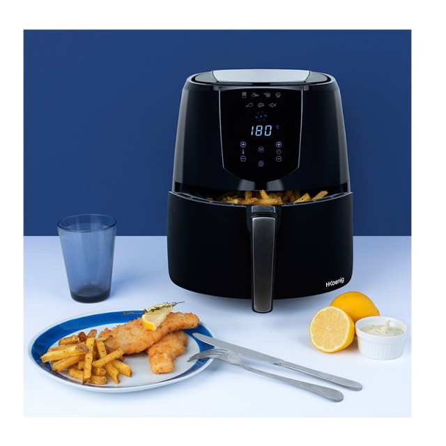 Ψηφιακή Φριτέζα 4 Lt 1400 W Air Fryer H.Koenig FRY800