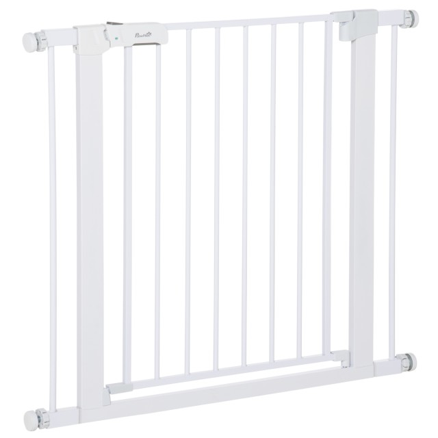 PawHut Dog Safety Gate, Push-Fit Ρυθμιζόμενο Πλάτος 75-96cm