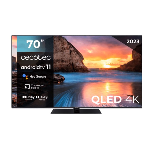 Τηλεόραση QLED 70 4K UHD Android TV 11 Cecotec V1Z+ Series VQU11070Z+S CEC-03632