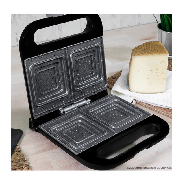 Τοστιέρα - Σαντουιτσιέρα 750 W Rockn Toast Sandwich Squared Cecotec CEC-03054