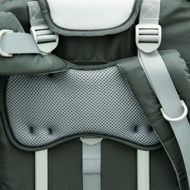 Σακίδιο πλάτης HOMCOM Baby Carrier έως 18 κιλά Ηλικίας 6-36 μηνών από αλουμίνιο με κουβούκλιο, ζώνη και ρυθμιζόμενους ιμάντες ώμου