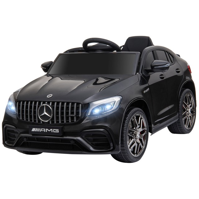 HOMCOM Mercedes Electric Ride-On Toy Car για παιδιά 3-5 ετών με ζώνη ασφαλείας και τηλεχειριστήριο, μαύρο 370-074V90BK