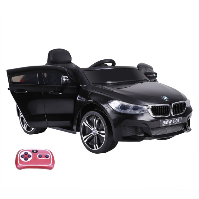 Homcom Electric Car 6 V with Remote Control for Children PP 106 x 64 x 51 cm Μαύρο